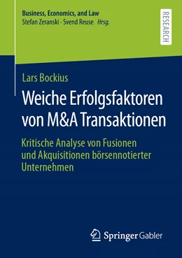 Abbildung von Bockius | Weiche Erfolgsfaktoren von M&A Transaktionen | 1. Auflage | 2022 | beck-shop.de