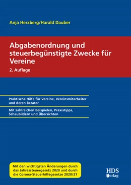 Abbildung von Dauber / Herzberg | Abgabenordnung und steuerbegünstigte Zwecke für Vereine | 2. Auflage | 2022 | beck-shop.de