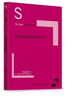 Abbildung von Reiß | Skript Umsatzsteuerrecht | 20. Auflage | 2022 | beck-shop.de