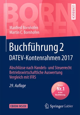 Abbildung von Bornhofen | Buchführung 2 DATEV-Kontenrahmen 2017 | 29. Auflage | 2018 | beck-shop.de