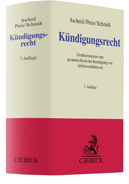 Abbildung von Ascheid / Preis | Kündigungsrecht | 7. Auflage | 2024 | beck-shop.de