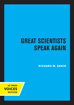 Abbildung von Eakin | Great Scientists Speak Again | 1. Auflage | 2022 | beck-shop.de