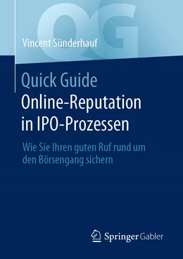 Abbildung von Sünderhauf | Quick Guide Online-Reputation in IPO-Prozessen | 1. Auflage | 2022 | beck-shop.de