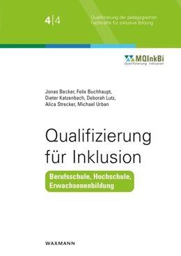 Abbildung von Becker / Buchhaupt | Qualifizierung für Inklusion | 1. Auflage | 2022 | 4 | beck-shop.de