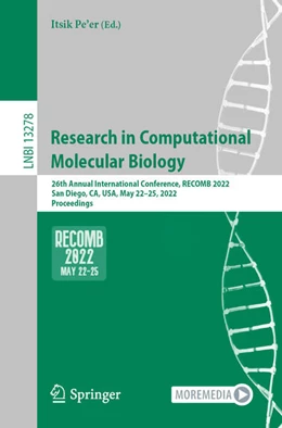 Abbildung von Pe'er | Research in Computational Molecular Biology | 1. Auflage | 2022 | beck-shop.de