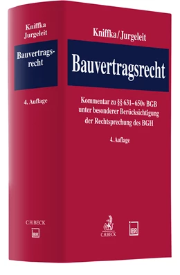Abbildung von Kniffka / Jurgeleit | Bauvertragsrecht | 4. Auflage | 2022 | beck-shop.de
