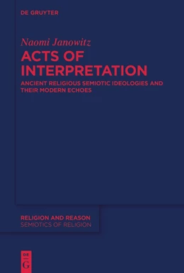 Abbildung von Janowitz | Acts of Interpretation | 1. Auflage | 2022 | beck-shop.de