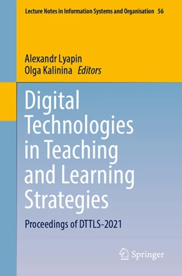 Abbildung von Lyapin / Kalinina | Digital Technologies in Teaching and Learning Strategies | 1. Auflage | 2022 | beck-shop.de