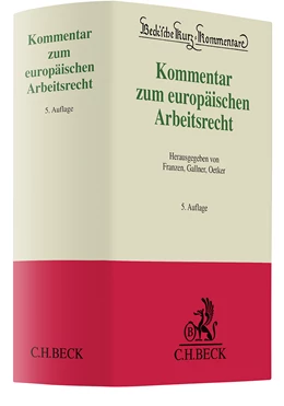 Abbildung von Kommentar zum europäischen Arbeitsrecht | 5. Auflage | 2024 | beck-shop.de