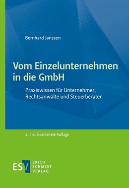 Abbildung von Janssen | Vom Einzelunternehmen in die GmbH | 2. Auflage | 2022 | beck-shop.de
