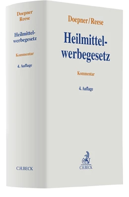 Abbildung von Doepner / Reese | Heilmittelwerbegesetz | 4. Auflage | 2023 | beck-shop.de