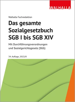 Abbildung von Das gesamte Sozialgesetzbuch SGB I bis SGB XIV | 34. Auflage | 2022 | beck-shop.de