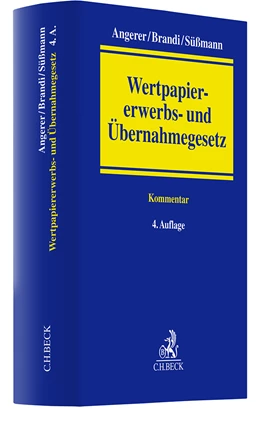 Abbildung von Angerer / Brandi | Wertpapiererwerbs- und Übernahmegesetz (WpÜG) | 4. Auflage | 2023 | beck-shop.de