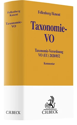 Abbildung von Fellenberg / Kment | Taxonomie-Verordnung: Taxonomie-VO | 1. Auflage | 2024 | beck-shop.de