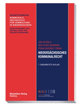 Abbildung von Seybold / Neumann | Niedersächsisches Kommunalrecht | 7. Auflage | 2022 | beck-shop.de
