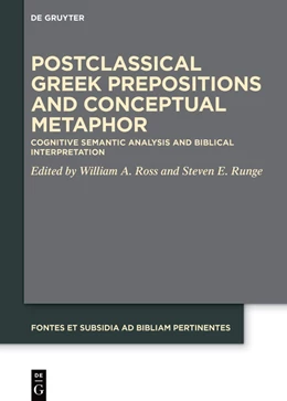 Abbildung von Ross / Runge | Postclassical Greek Prepositions and Conceptual Metaphor | 1. Auflage | 2022 | 12 | beck-shop.de