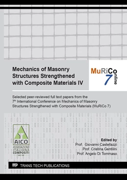 Abbildung von Castellazzi / Gentilini | Mechanics of Masonry Structures Strengthened with Composite Materials IV | 1. Auflage | 2022 | beck-shop.de