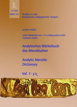 Abbildung von Hallof | J. Hallof: SRaT 13,1: Analytisches Wörterbuch des Meroitischen / Analytic Meroitic Dictionary, Vol 1 | 1. Auflage | 2022 | 13,1 | beck-shop.de