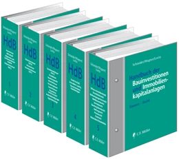 Abbildung von Schmider / Wagner | Handbuch der Bauinvestitionen und Immobilienkapitalanlagen - HdB | 1. Auflage | 2022 | beck-shop.de