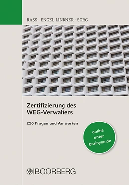 Abbildung von Rass / Engel-Lindner | Zertifizierung des WEG-Verwalters | 1. Auflage | 2022 | beck-shop.de