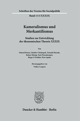 Abbildung von Caspari | Kameralismus und Merkantilismus. | 1. Auflage | 2022 | beck-shop.de