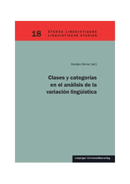 Abbildung von Sinner | Clases y categorías en el análisis de la variación lingüística | 1. Auflage | 2022 | beck-shop.de