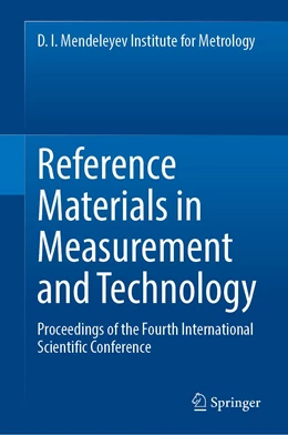 Abbildung von Medvedevskikh / Sobina | Reference Materials in Measurement and Technology | 1. Auflage | 2022 | beck-shop.de