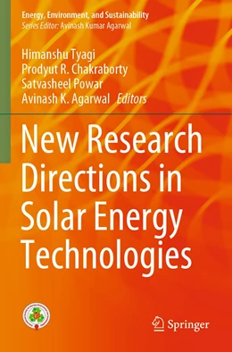 Abbildung von Tyagi / Chakraborty | New Research Directions in Solar Energy Technologies | 1. Auflage | 2022 | beck-shop.de