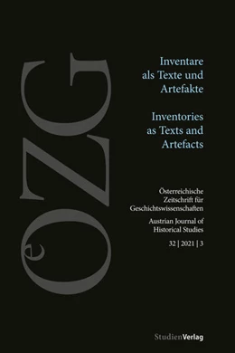 Abbildung von Antenhofer | Österreichische Zeitschrift für Geschichtswissenschaften 32/3/2021 | 1. Auflage | 2022 | beck-shop.de
