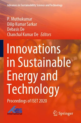 Abbildung von Muthukumar / Sarkar | Innovations in Sustainable Energy and Technology | 1. Auflage | 2022 | beck-shop.de
