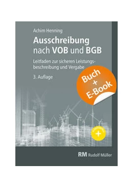 Abbildung von Henning | Ausschreibung nach VOB und BGB - mit E-Book (PDF) | 3. Auflage | 2022 | beck-shop.de