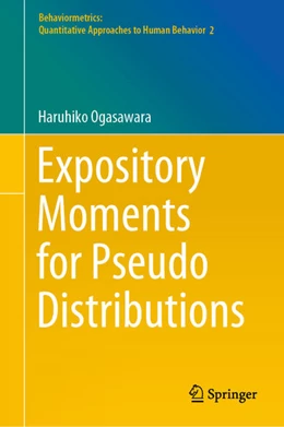 Abbildung von Ogasawara | Expository Moments for Pseudo Distributions | 1. Auflage | 2023 | beck-shop.de