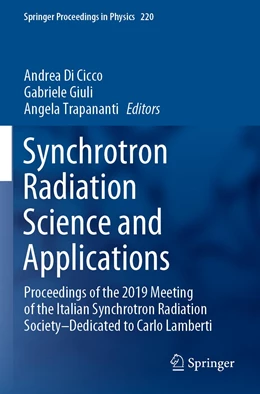 Abbildung von Di Cicco / Giuli | Synchrotron Radiation Science and Applications | 1. Auflage | 2022 | 220 | beck-shop.de