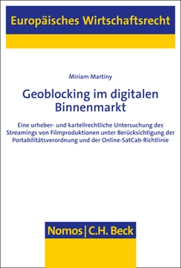 Abbildung von Martiny | Geoblocking im digitalen Binnenmarkt | 1. Auflage | 2022 | 76 | beck-shop.de