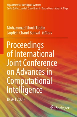 Abbildung von Uddin / Bansal | Proceedings of International Joint Conference on Advances in Computational Intelligence | 1. Auflage | 2022 | beck-shop.de