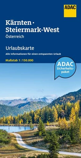 Abbildung von ADAC Urlaubskarte Österreich 04 Kärnten, Steiermark-West 1:150.000 | 7. Auflage | 2022 | beck-shop.de