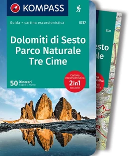 Abbildung von Hüsler | KOMPASS guida escursionistica 5737 Dolomiti di Sesto, Parco Naturale Tre Cime, italienische Ausgabe | 1. Auflage | 2022 | beck-shop.de