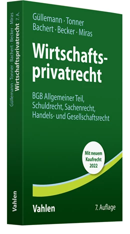 Abbildung von Güllemann / Bachert | Wirtschaftsprivatrecht | 7. Auflage | 2023 | beck-shop.de