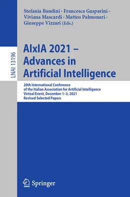 Abbildung von Bandini / Gasparini | AIxIA 2021 - Advances in Artificial Intelligence | 1. Auflage | 2022 | beck-shop.de