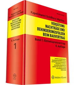 Abbildung von Kapellmann / Schiffers | Vergütung, Nachträge und Behinderungsfolgen beim Bauvertrag Band 1 | 8. Auflage | 2024 | beck-shop.de
