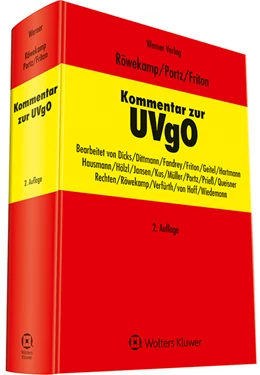 Abbildung von Röwekamp / Portz | Kommentar zur UVgO | 2. Auflage | 2023 | beck-shop.de