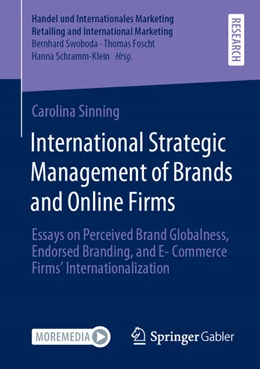 Abbildung von Sinning | International Strategic Management of Brands and Online Firms | 1. Auflage | 2022 | beck-shop.de