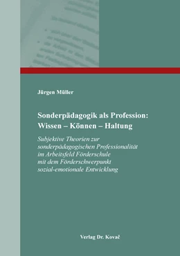 Abbildung von Müller | Sonderpädagogik als Profession: Wissen – Können – Haltung | 1. Auflage | 2022 | 41 | beck-shop.de