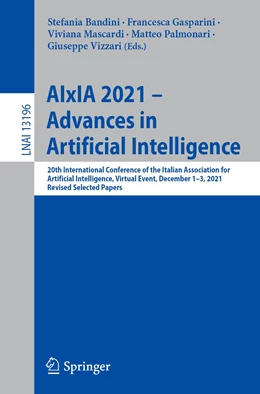 Abbildung von Bandini / Gasparini | AIxIA 2021 – Advances in Artificial Intelligence | 1. Auflage | 2022 | 13196 | beck-shop.de