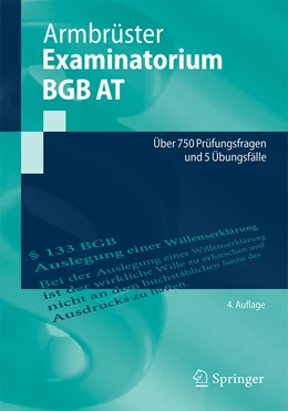 Abbildung von Armbrüster | Examinatorium BGB AT | 4. Auflage | 2022 | beck-shop.de