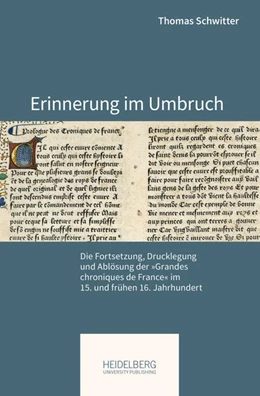 Abbildung von Schwitter | Erinnerung im Umbruch | 1. Auflage | 2022 | beck-shop.de