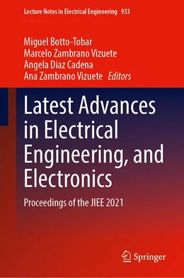 Abbildung von Botto-Tobar / Zambrano Vizuete | Latest Advances in Electrical Engineering, and Electronics | 1. Auflage | 2022 | 933 | beck-shop.de