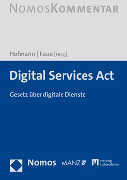 Abbildung von Hofmann / Raue (Hrsg.) | Digital Services Act: DSA | 1. Auflage | 2023 | beck-shop.de