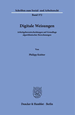 Abbildung von Knitter | Digitale Weisungen. | 1. Auflage | 2022 | 372 | beck-shop.de