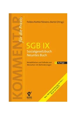 Abbildung von Feldes / Kohte | SGB IX - Sozialgesetzbuch Neuntes Buch | 5. Auflage | 2023 | beck-shop.de